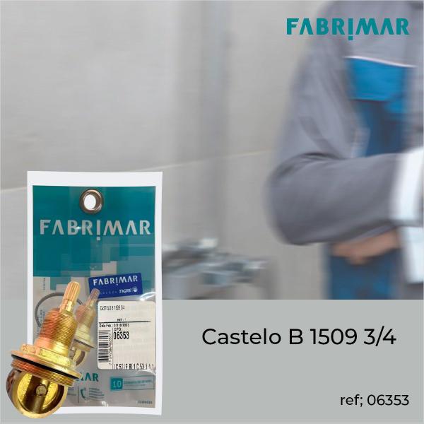 Imagem de Reparo Castelo P/ Registro Gaveta Pressão 2 A 40 M.c.a 1509 3/4 Kit C/2und