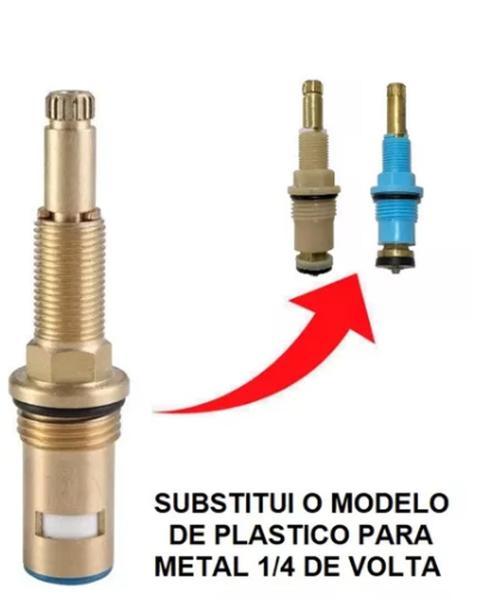 Imagem de Reparo Conversor Registro Pressão Forusi P/ 1/4 Volta Metal