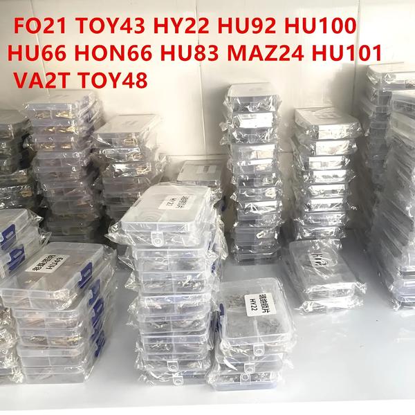 Imagem de Reparo de Fechadura de Carro - Kit com Várias Peças (Sip22, Hu43, Fo21, Toy43, Hy22, Hu92, Hu100, Hu66, Hon66, Hu83, Maz24)