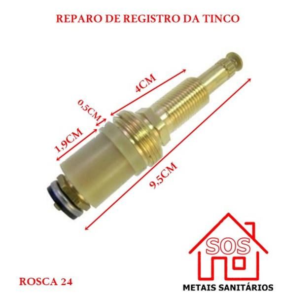 Imagem de Reparo De Registro Pressão ( Chuveiro ) Para Marca Tinco CÓD.  3016