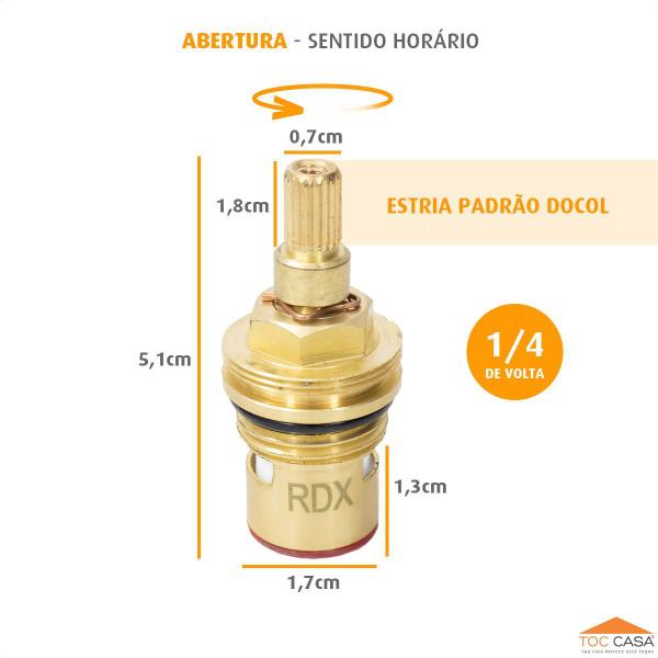 Imagem de Reparo de Torneira 1/4 De Volta M22 Estria Docol VM Kit 04un