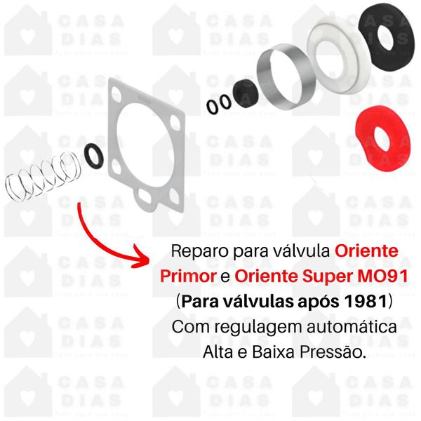 Imagem de Reparo Para Valvula Descarga Hydra Oriente Embolo Pino Acionamento Oriente Primor e Super Antigo e Atual Escolha o Seu