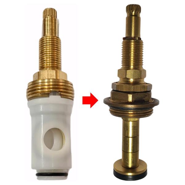 Imagem de Reparo Registro Deca convencional  3/4 Substituição Modelo Antigo de meia Volta - 4688254K100