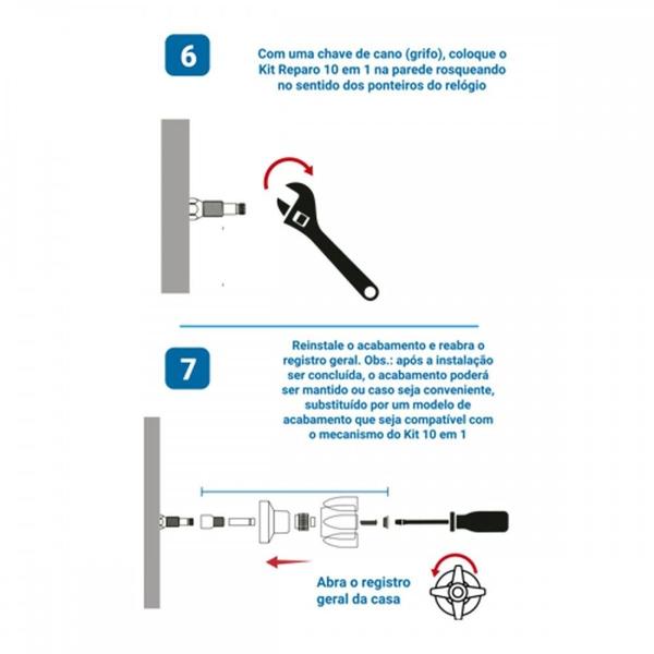 Imagem de Reparo Roco P/Reg Presao Kit 10 Em 1