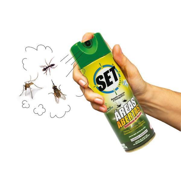 Imagem de Repelente de Insetos Aerosol Áreas Abertas 300ml Set Inset