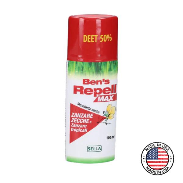 Imagem de Repelente de Insetos Bens Repell Max 100ml 50% DEET Sella