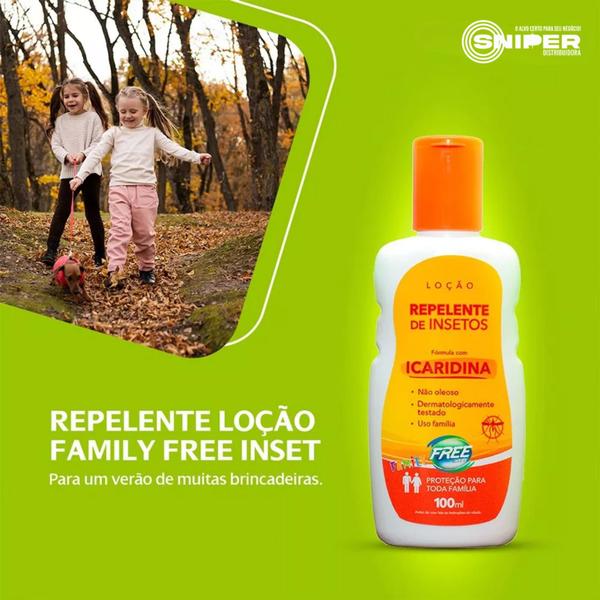 Imagem de Repelente De Insetos Com Icaridina Free Inset 100ml Loção