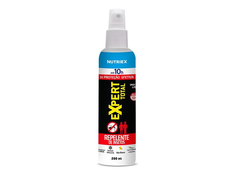 Repelente de Insetos Expert Total Contra Mosquitos da Dengue 200ml Spray Imagem de Repelente de Insetos Expert Total Contra Mosquitos da Dengue 200ml Spray