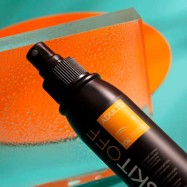 Repelente de Insetos Moskitoff com Icaridina Adulto 10h de Proteção Spray 100ml Farmax Imagem de Repelente de Insetos Moskitoff com Icaridina Adulto 10h de Proteção Spray 100ml Farmax