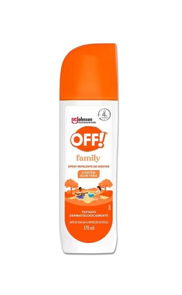 Imagem de Repelente De Insetos Off Spray Family 100ml  Com Aloe Vera