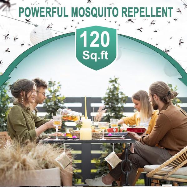 Imagem de Repelente de mosquitos KPNKKWY para pátio, interior, quintal/acampamento