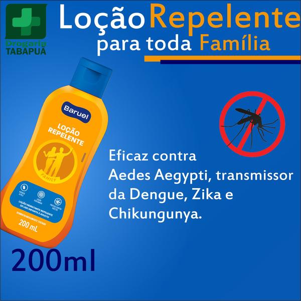 Imagem de Repelente Insetos Family Baruel 200ml Eficaz Contra Dengue