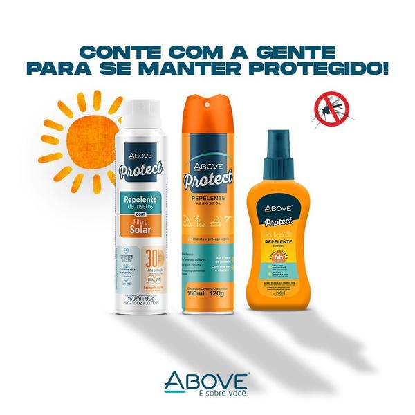 Imagem de Repelente Insetos Protect Jato Seco Above 150ml Aerosol Deet