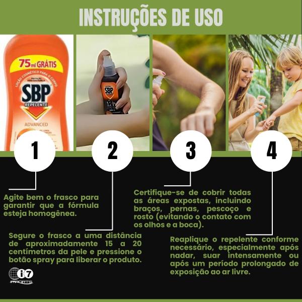 Imagem de Repelente Loção Sbp Advanced Com Icaridina 175ml Dengue