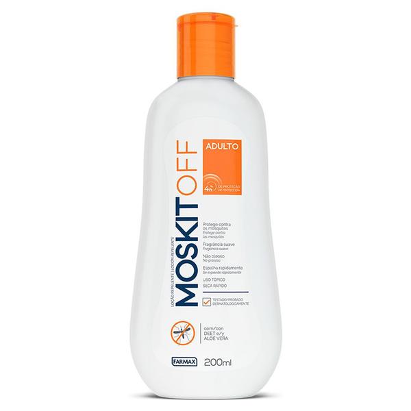 Imagem de repelente moskitoff longa duração não oleoso protege contra mosquitos loção 16x200ml seca rápido