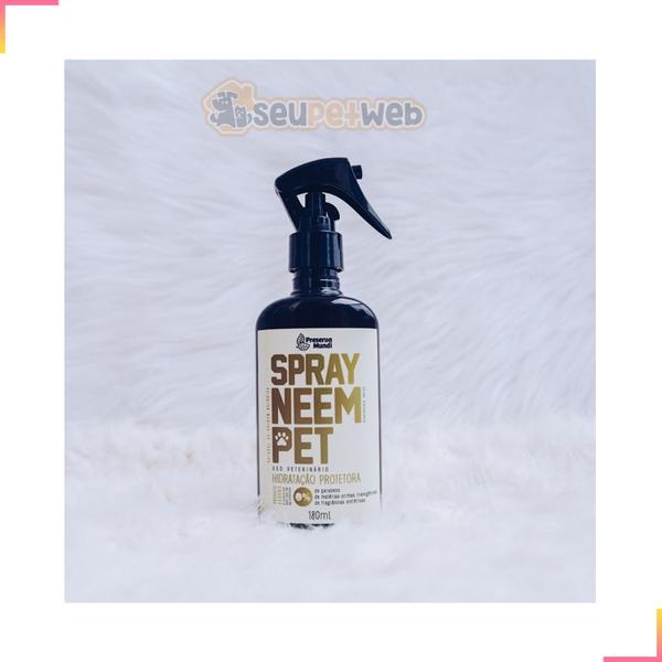 Imagem de Repelente narural spray neem pet para cães e gatos 180ml