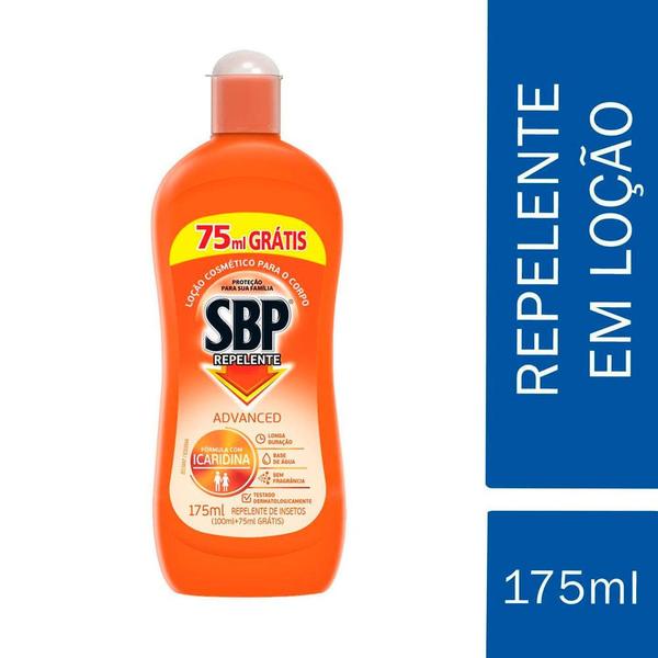 Repelente SBP Loção Corporal com Icaridina Advanced 175ml Imagem de Repelente SBP Loção Corporal com Icaridina Advanced 175ml