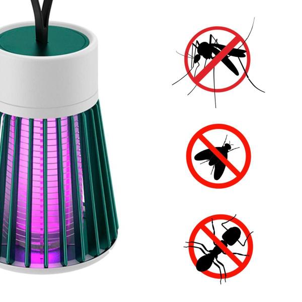 Imagem de Repelente Silencioso Mata Mosquitos Pernilongos Led Uv Usb