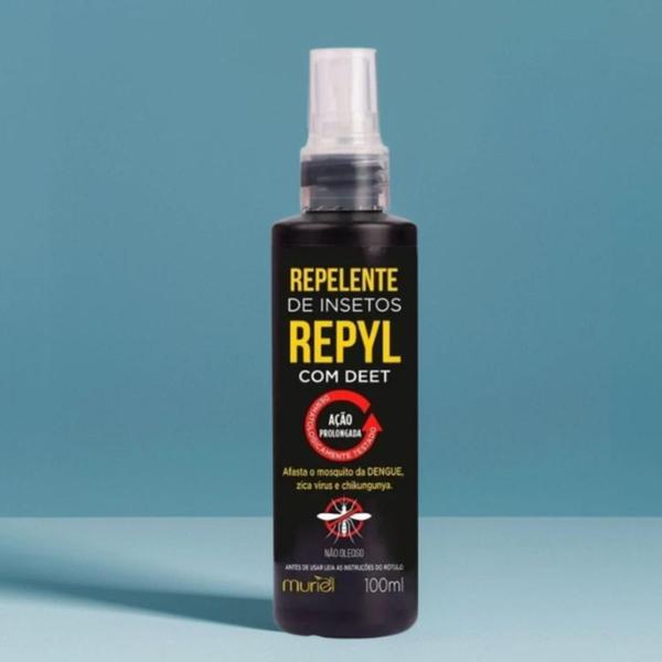 Imagem de Repelente Spray De Insetos Repyl Com Deet 100ml - Muriel