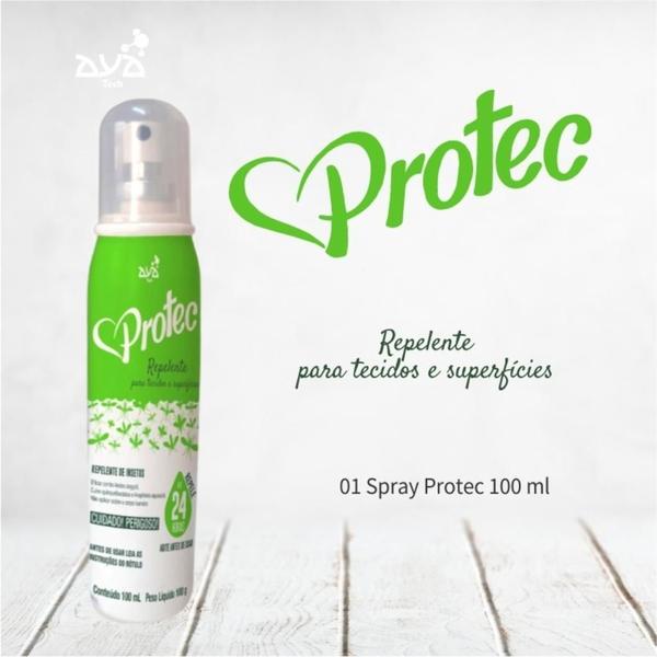 Imagem de Repelente Spray Protec Aplicação em Roupas e Recidos em Geral - Aya Tech