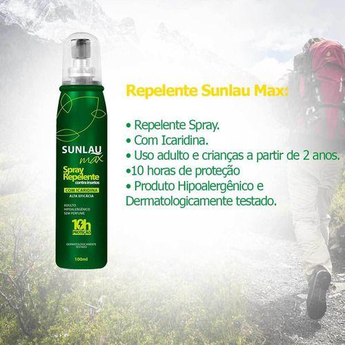 Imagem de Repelente Spray Sunlau Icaridina 20% Melhor Que Exposis