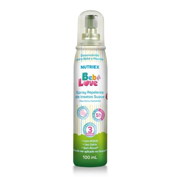 Imagem de Repelente Suave Spray Bebê Love 100ml - Nutriex