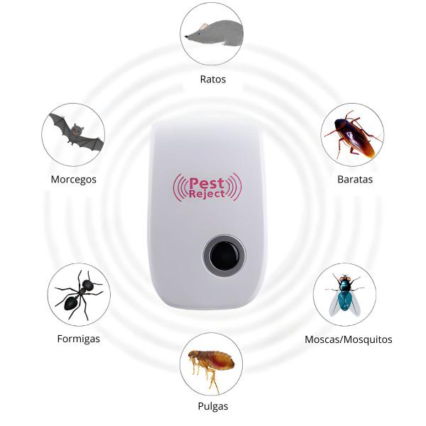 Imagem de Repelente Ultrasonico de Insetos Tomada Controle de Peste