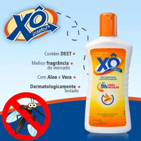 Imagem de Repelente XÔ inseto Spray Protege Contra Aedes aegypt Dengue Zika Chikungunya Febre Amarela 200ml