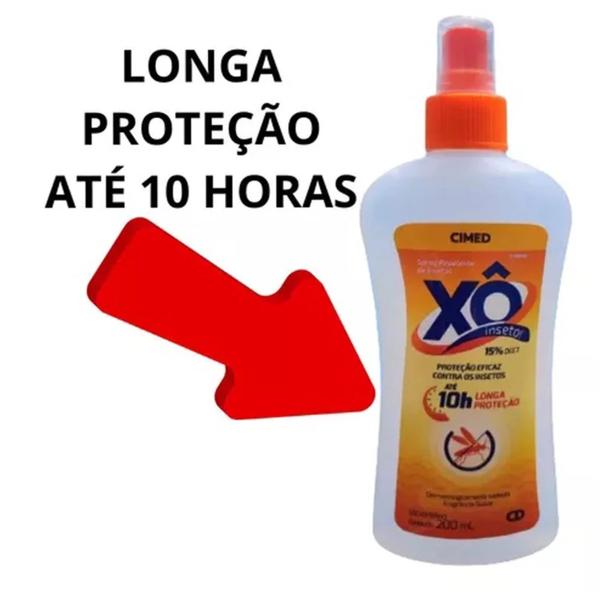 Imagem de Repelente XÔ inseto Spray Protege Contra Aedes aegypt Dengue Zika Chikungunya Febre Amarela 200ml