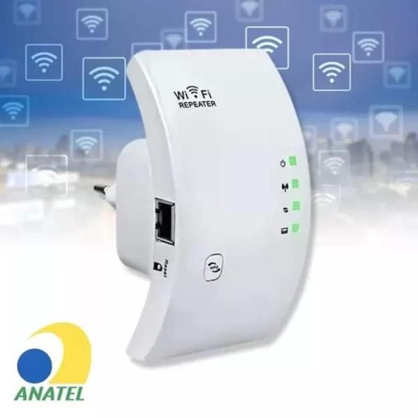 Imagem de Repetidor Alta Distância Wireless Wifi Rede Cor Branco