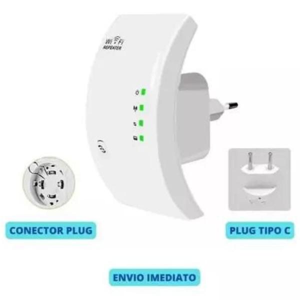 Imagem de Repetidor Amplificador Extensor Sinal 600Mbps Alto Alcance