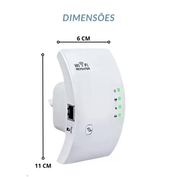 Imagem de Repetidor De Sinal Amplificador Wireless Wifi Expansor Rede