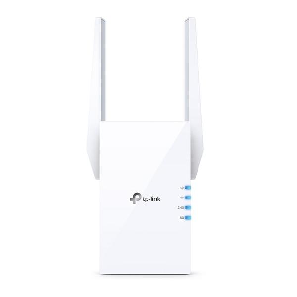 Repetidor de Sinal Tp-Link Mesh Wifi AX1800, 574 Mbps, 2 Antenas Externas, Branco - RE605X Repetidor de Sinal Tp-Link Mesh Wifi AX1800, 574 Mbps, 2 Antenas Externas, Branco - RE605X