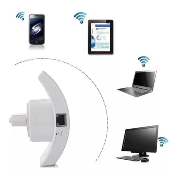 Imagem de Repetidor de Sinal Wi-Fi 300mbps Amplificador Wireless