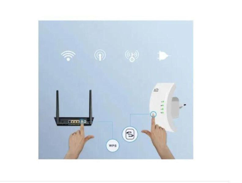 Imagem de Repetidor De Sinal Wifi Repeater Sem Fio Wireless