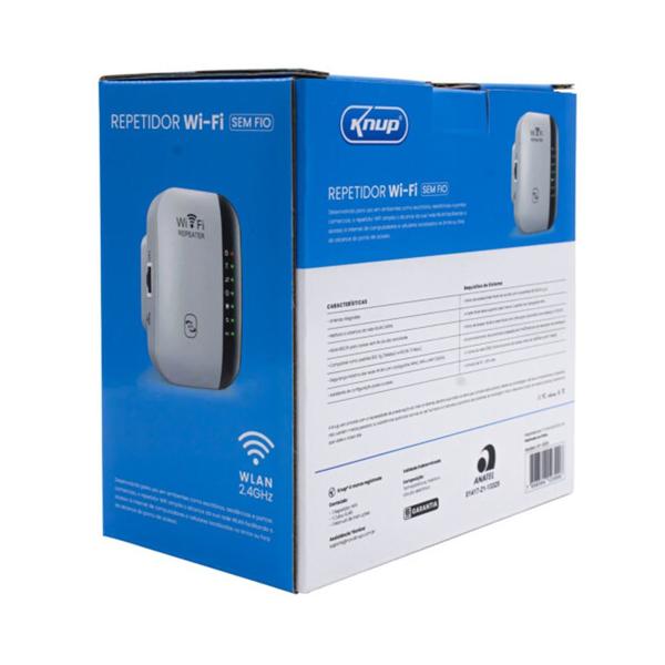 Imagem de Repetidor de WIFI Wireless Sem fio 300m Knup KP-3005