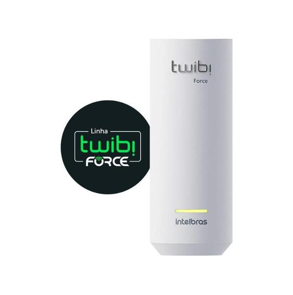 Imagem de Repetidor Intelbras Twibi Force Plug, Mesh Dual Band, 1200Mbps, Branco