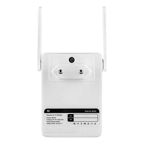 Imagem de Repetidor Multilaser Wifi 300 Mbps Re059