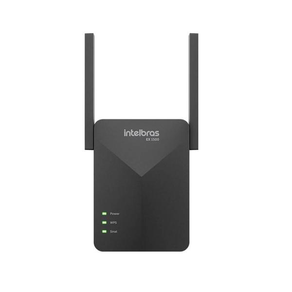 Imagem de Repetidor Roteador Extensor Mesh Wi-fi 1200 Mbps Ex 1500 Intelbras 2 Antenas Bivolt Preto