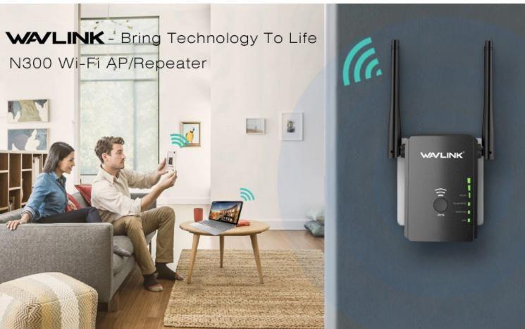 Imagem de Repetidor Roteador Wireless-n Sinal Wifi Repeater 300mbps