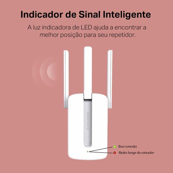 Imagem de Repetidor Wi-fi Wireless 300mbps  Mercusys MW300RE 