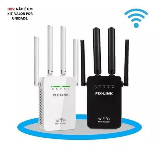 Imagem de Repetidor Wifi 2800m 4 Antenas - Amplificador Sinal