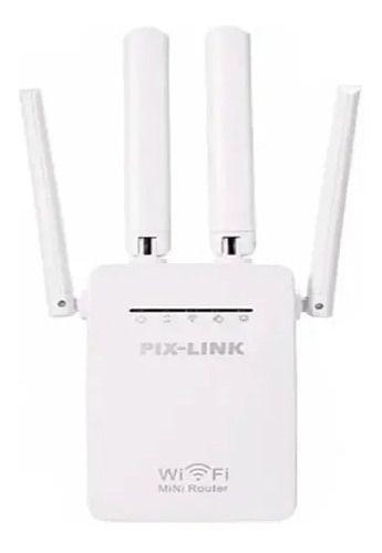 Imagem de Repetidor Wifi 4 Antenas Amplificador De Sinal 2800m Pixlink