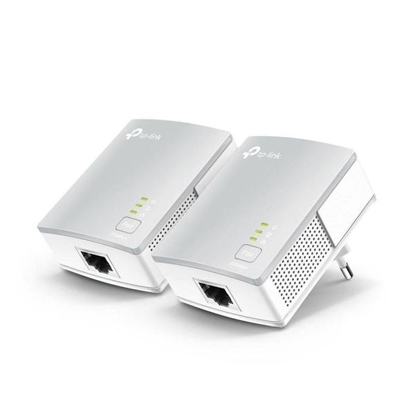 Imagem de Repetidor Wireless TP-Link Powerline TL-PA4010KIT - 2 Tomadas - 600MBPS - Prata e Branco