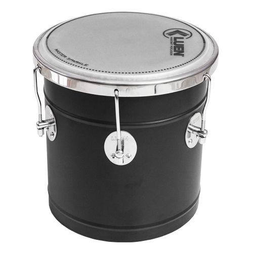 Repique de Mão 30x11 Color Steel Preto 91009PTF 6 Afinações - Luen Imagem de Repique de Mão 30x11 Color Steel Preto 91009PTF 6 Afinações
