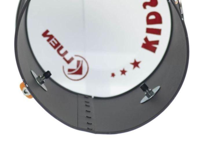 Repique Infantil Luen Kids Show 25x08 Colorsteel Preto Fosco - 91017PTF Imagem de Repique Infantil Luen Kids Show 25x08 Colorsteel Preto Fosco - 91017PTF