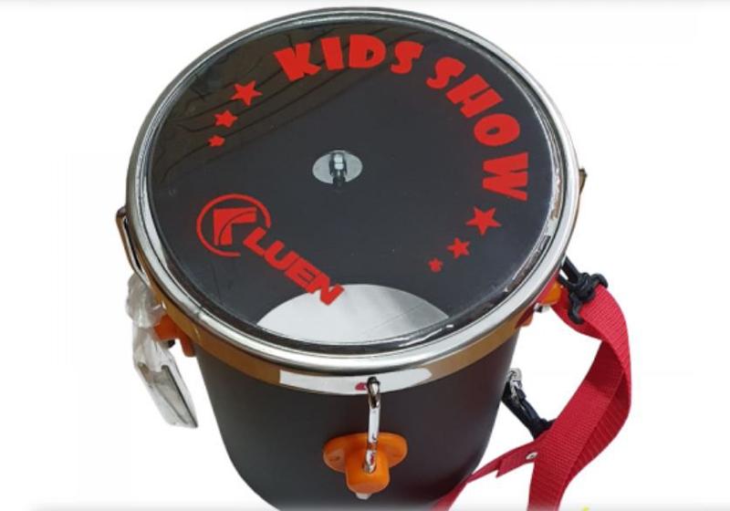 Repique Infantil Luen Kids Show 25x08 Colorsteel Preto Fosco - 91017PTF Imagem de Repique Infantil Luen Kids Show 25x08 Colorsteel Preto Fosco - 91017PTF