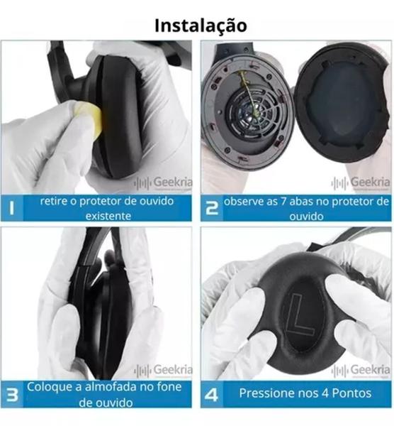 Imagem de Reposição Espuma Almofada Fone De Ouvido Anker Soundcore Life Q10, Q20 E Q30