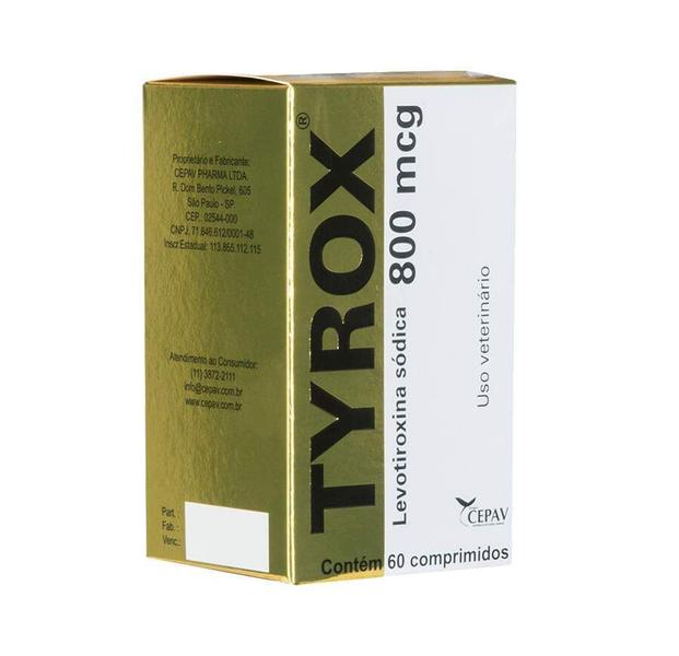 Imagem de Repositor Hormonal Tyrox Cepav 800mcg - 60 comprimidos