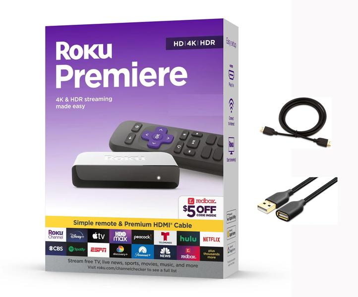 Imagem de Reprodutor de mídia de streaming Roku Premiere 3920RW-SW 4K/HDR